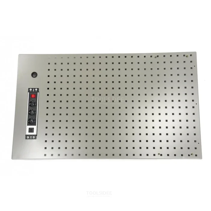 HBM Planche à outils 105 x 61 cm avec prise pour équipement d’atelier