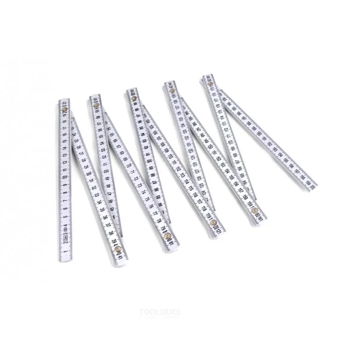 HBM Règle pliable en plastique ABS de 2 mètres