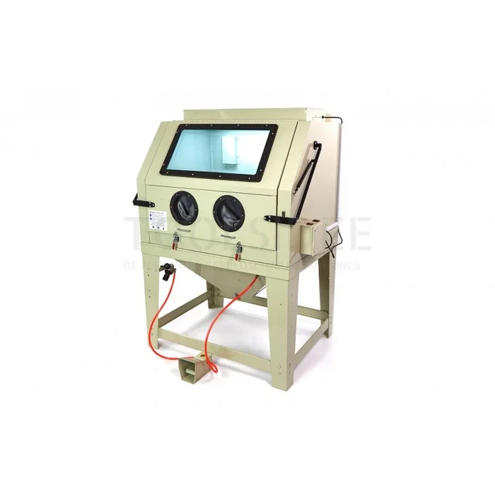 HBM SBC 990 Cabine de sablage avec extraction CE – NOIR MAT