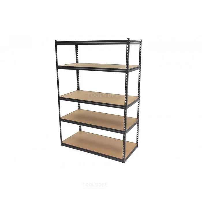 HBM Service de rayonnage professionnel extra-large en 2 parties / rayonnage de garage 5 x 300 Kg