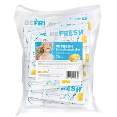 HELLMA Lingette raffraîchissante &lsquo;befresh&rsquo;, dans un sachet