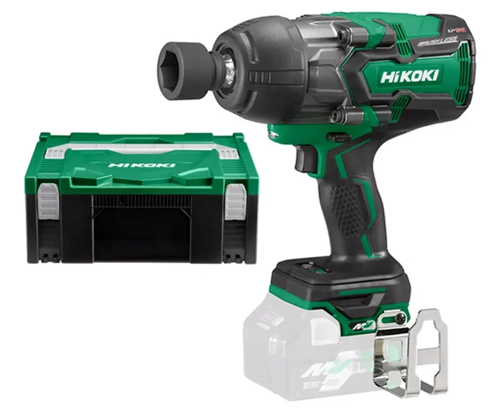 HiKOKI WR36DBW2Z – Clé à choc sans fil Li-Ion 36 V (machine seule) dans systainer HSC – 1.130 Nm – 1/2″ – moteur brushless