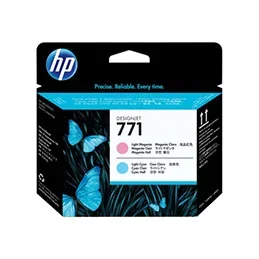 Hp 771 tête d’impression designjet magenta clair/cyan clair