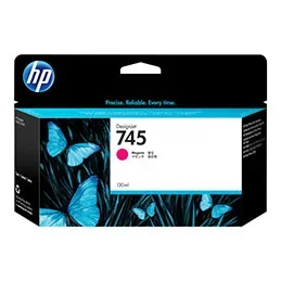 Hp cartouche d’encre designjet 745 magenta, 130 ml