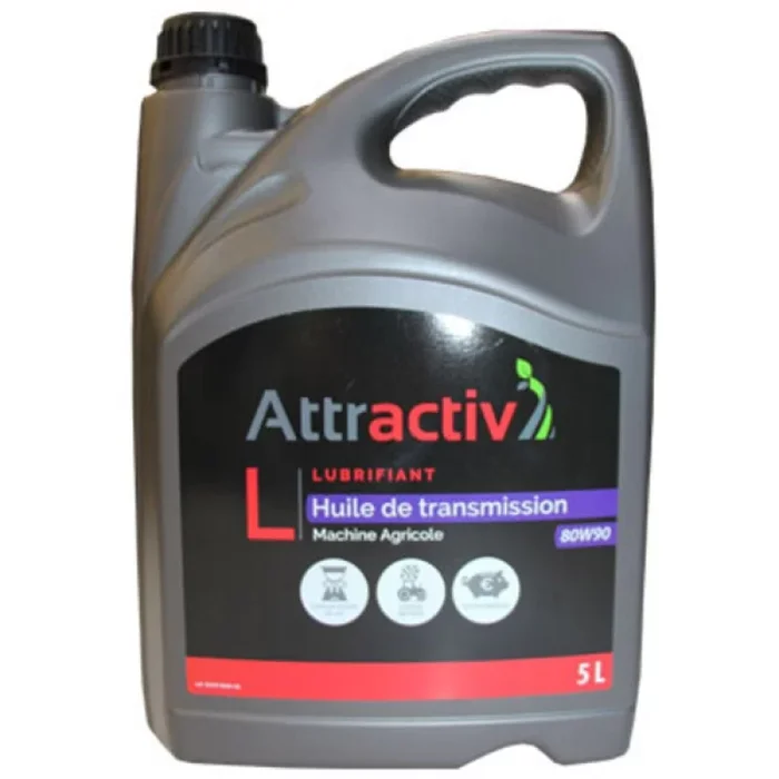 Huile de transmission boite vitesses/pont Attractiv’ Gear 80W90