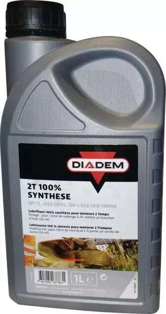 Huile Diadem 100% synthèse 2 temps 1 l
