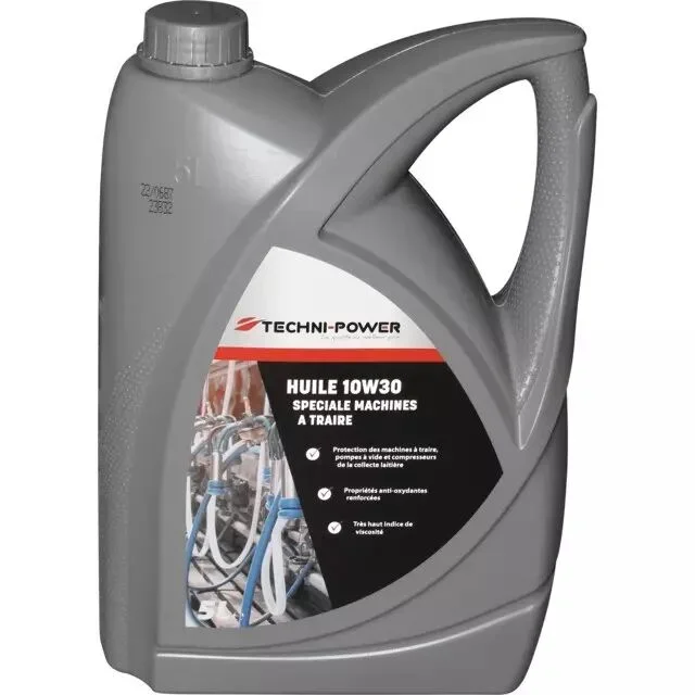 Huile pour machine à traire sae10w (5l)