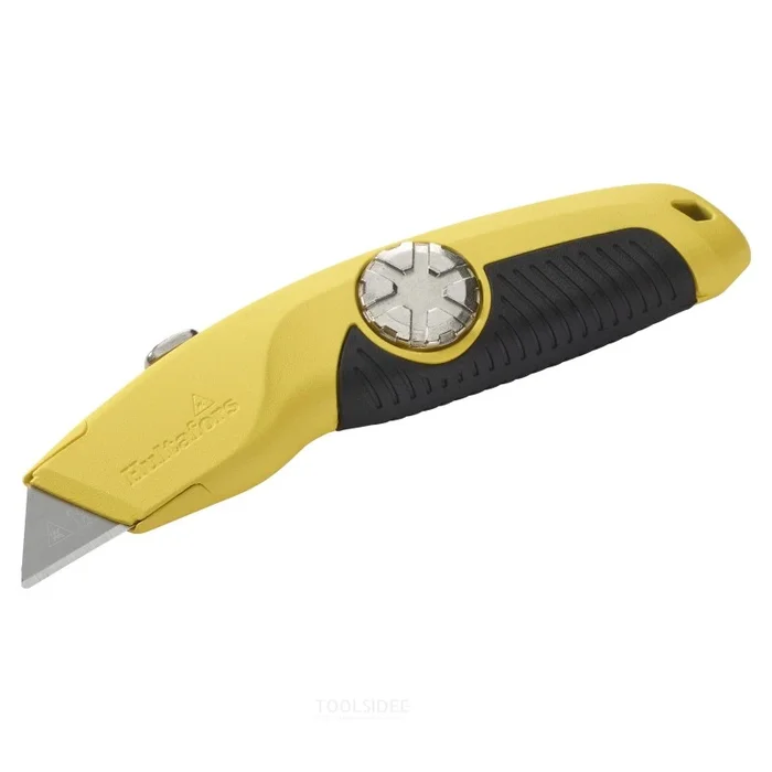 Hultafors Couteau extensible bouton rotatif USRA – jaune