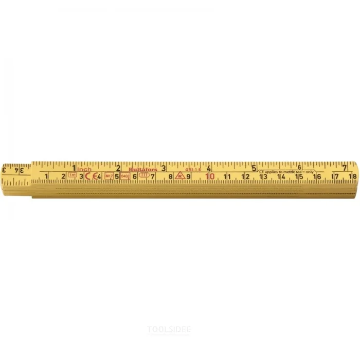 Hultafors règle pliante G 61 1m – 6 pièces