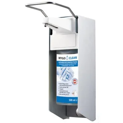 HYGOCLEAN Distributeur mural, pour flacon de 500 ml, argent