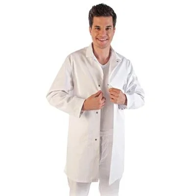 HYGOSTAR Blouse agroalimentaire conforme HACCP, M, blanc