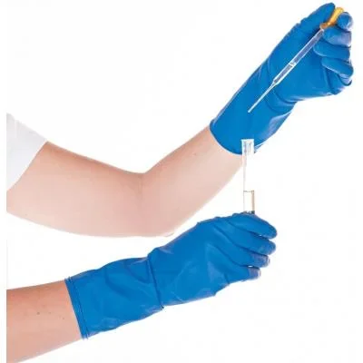 HYGOSTAR Gant de protection chimique High Risk, S, bleu