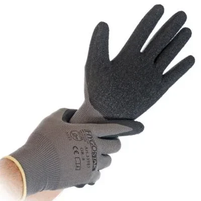 HYGOSTAR Gants de travail ‘NYLON – SKILL’, gris, L