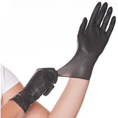 HYGOSTAR gants latex ‘DIABLO’, XL, noir