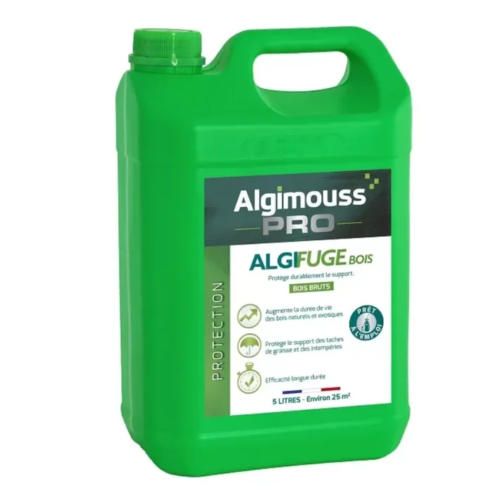 Impermeabilisant bois naturels et exotiques Algifuge bois