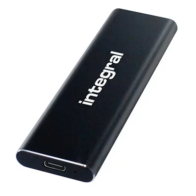 Integral inssd2tport3.2slimx lecteur à circuits intégrés externe technologie thunderbolt 2 to usb type-c 3.2 gen 2 (3.1 gen 2) noir