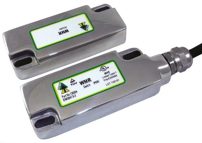 Interrupteur de sécurité sans contact IDEM WMR HYGIEMAG 250V c.a. 2 NF M12