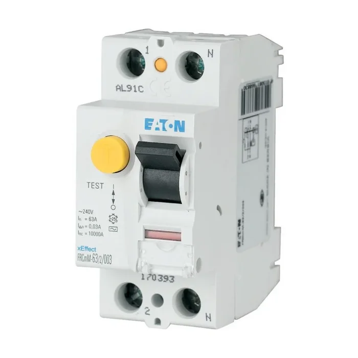 Interrupteur différentiel Eaton xEffect – FRCmM, 2 Pôles, 25A, 300mA, Type A