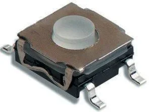 Interrupteur tactile C & K, SPST, 6.2 x 6.2mm