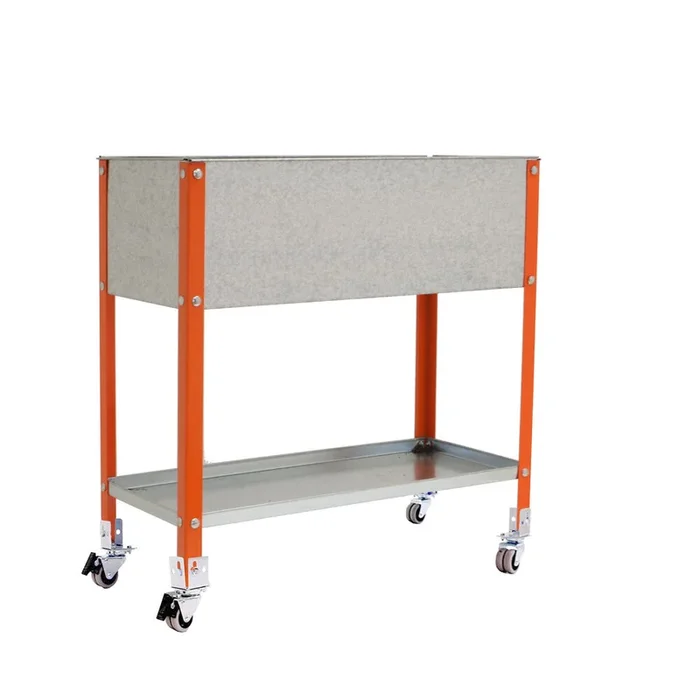 Jardinière mobile extérieure – 925x1200x400 – 2 niveaux Orange – SIMON RACK – 8435104987087