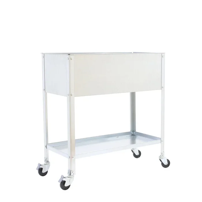 Jardinière mobile extérieure – 925x900x600 – 2 niveaux Galvanisé – SIMON RACK – 8435104986912