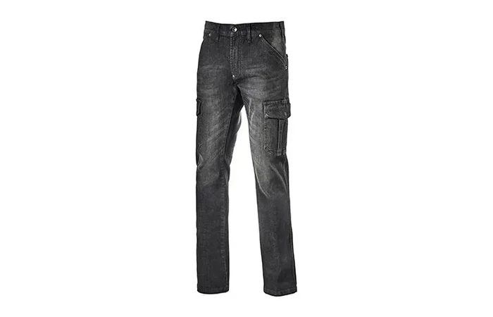 JEANS DIADORA STETCH DENIM STONE-WASHED 6 POCHES BLEU DELAVE – 172115C62070