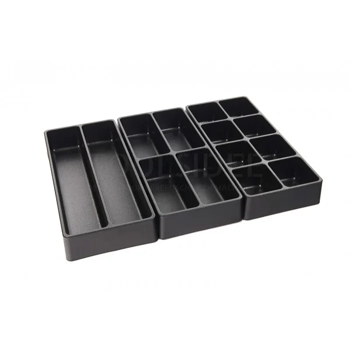 Jeu d&rsquo;incrustations HBM 3 pièces pour chariot à outils, hauteur 6 cm