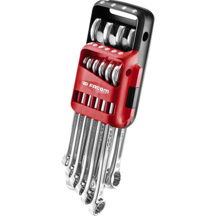 Jeu de 10 cles mixtes Facom 440 de 8 a 19 mm avec etui