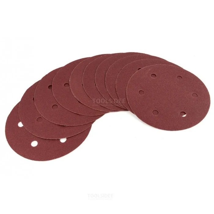 Jeu de 10 disques de ponçage de 215 mm pour ponceuse de murs et plafonds HBM