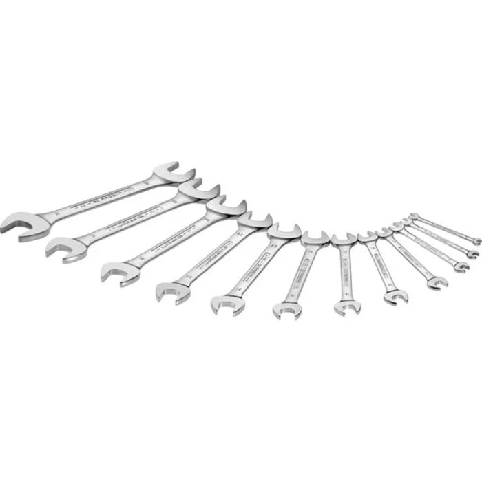 Jeu de 12 cles a fourches metriques de 6×7 mm a 30×32 mm Facom
