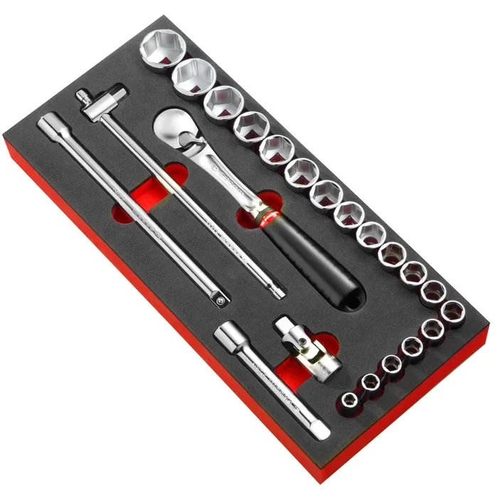 Jeu de douilles Facom MODM.SL1 1/2″ Carré 23 pièces