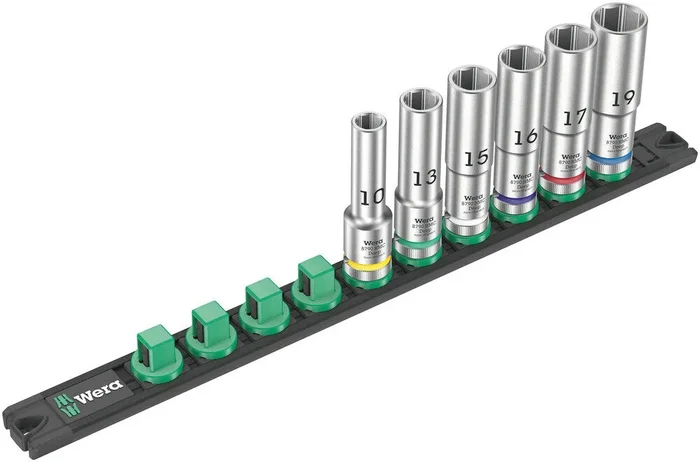 Jeu de douilles Zyklop 1/2&Prime; Socket Rail C Deep 1 Wera – 05005470001