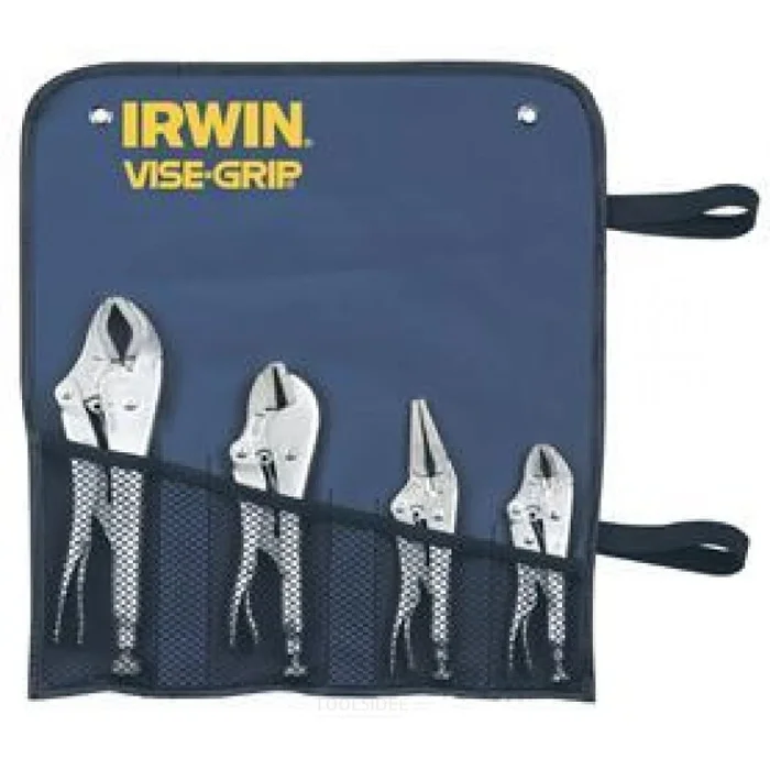 Jeu de pinces de verrouillage Irwin / 4 pièces d’origine, 10CR, 7R, 6LN, 5WR