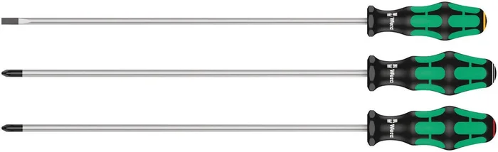 Jeu de tournevis Kraftform Plus à lames extra-longues 300 mm 335/350/355/3 WERA – 05347735002