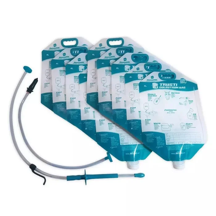 Kit 10 sacs pour colostrum incluant 1 tétine et 1 sonde ANTAHI