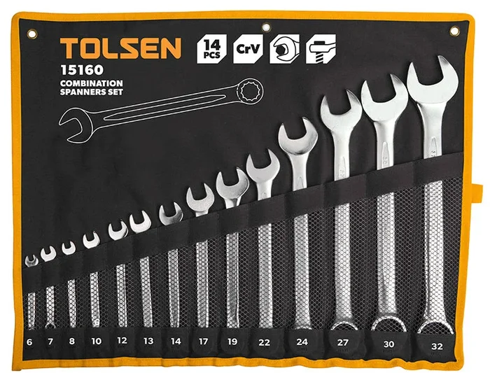 Kit 14 cles mixtes tolsen (15160) TOLSEN – 100106