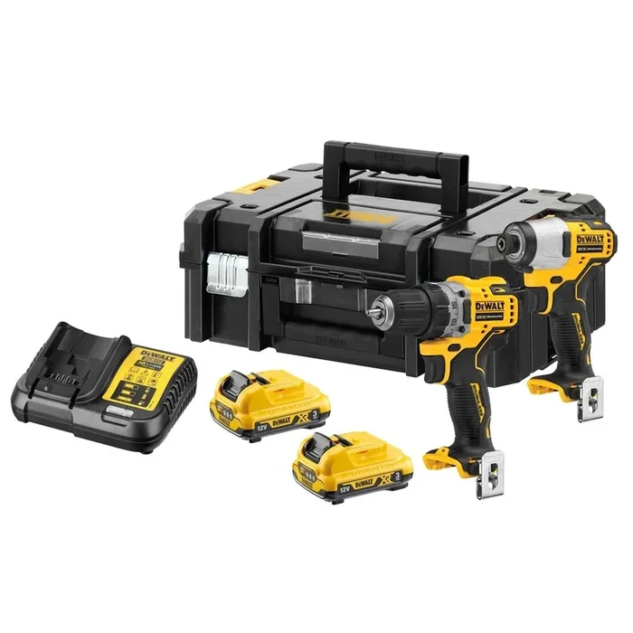 Kit 2 outils XR 12V 3 Ah Li-ion Brushless – DCK2110L2T-QW – DEWALT