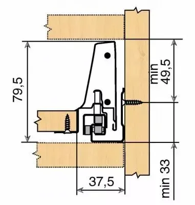 Kit antaro hauteur N : 82,5 mm