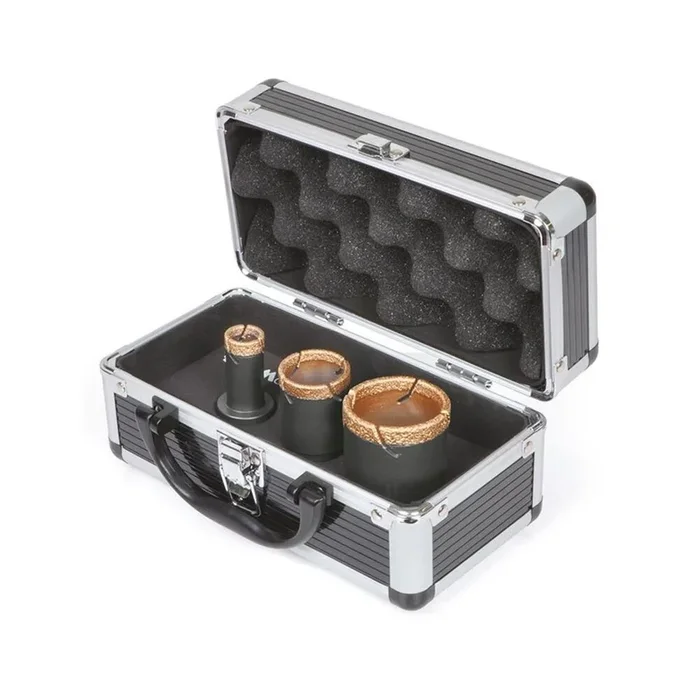 Kit de perçage carreaux faible épaisseur – 3 fraises (FSS27 – FSS35 – FSS50) – RAIMONDI – 22584