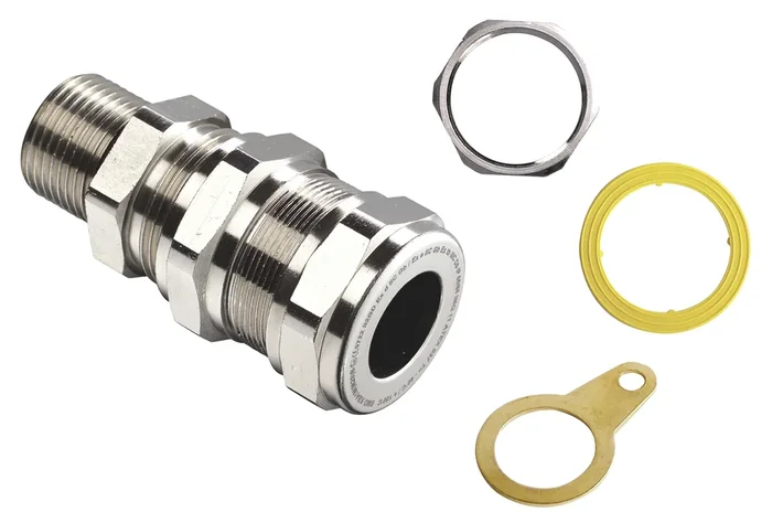 Kit de presse-étoupe Kopex-EX C1, M20, en Laiton, Ø 8.5mm à Ø 16mm, avec contre-écrous, IP66, ATEX