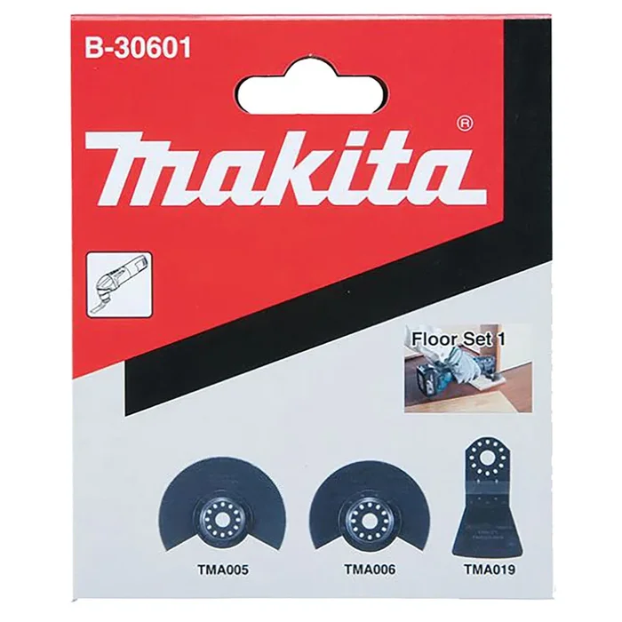 KIT DECOUPEUR-PONCEURS PARQUET (4 PCS) MAKITA – B30601