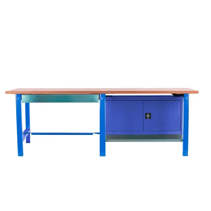 Kit établi mobile Bricolage – 865x2100x750 – 1 niveau Bleu – SIMON RACK – 8425437125317