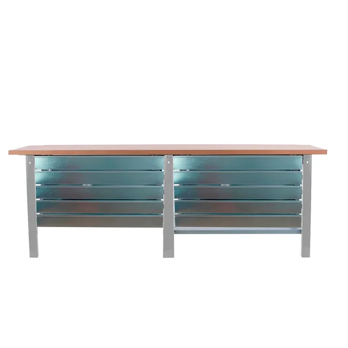 Kit établi mobile Bricolage – 865x2600x750 – 1 niveau Gris – SIMON RACK – 8425437126567