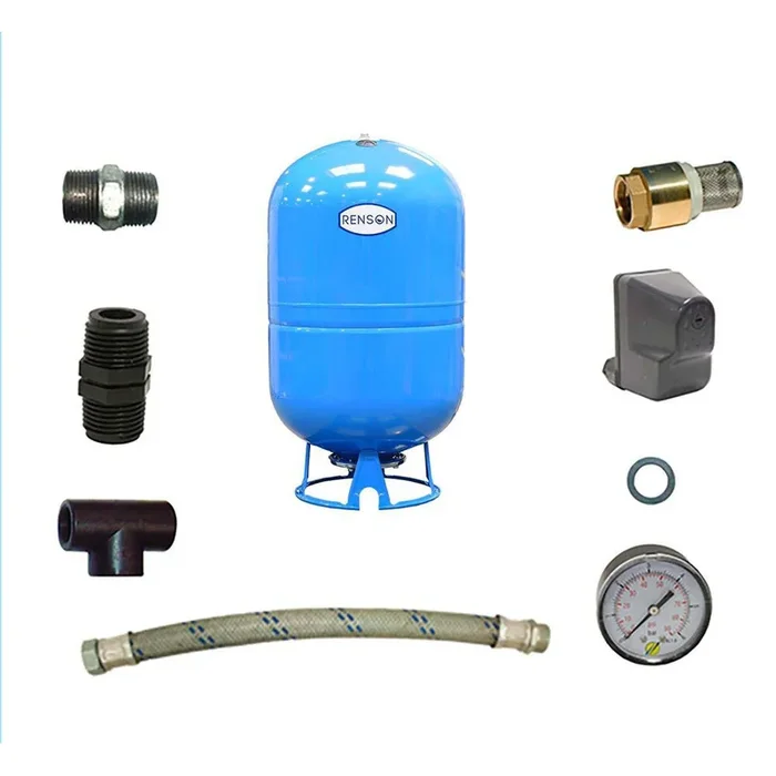 KIT RESERVOIR VERTICAL 300L POUR POMPE DE SURFACE – RENSON – 103300