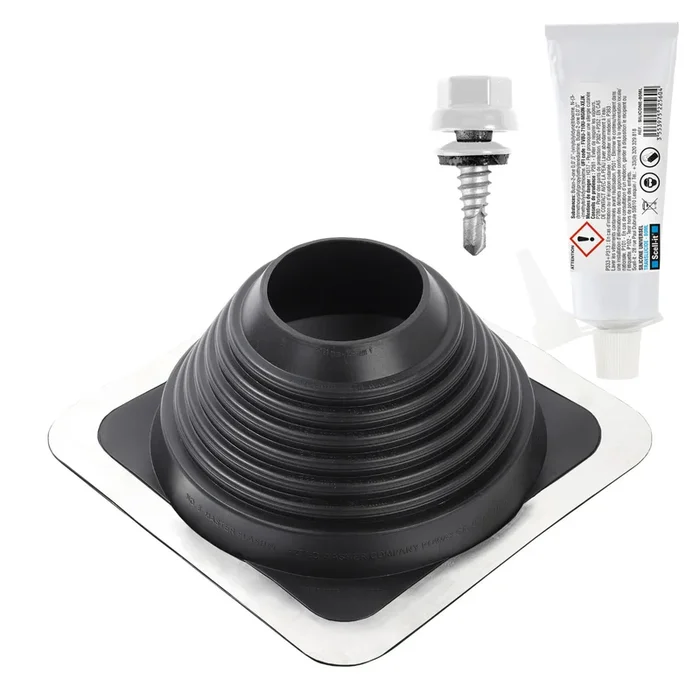 Kit sortie de toiture acier pour conduits Ø121-254 – SCELL-IT – KIT-MF254-ACIER