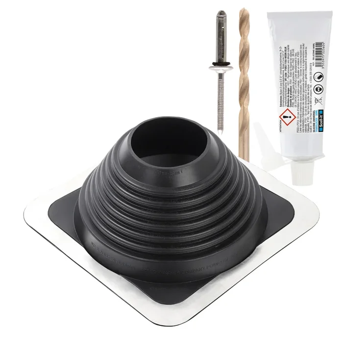 Kit sortie toiture fibrociment SCELL-IT pour conduits Ø121-254 – SCELL-IT – KIT-MF254-FIBRO