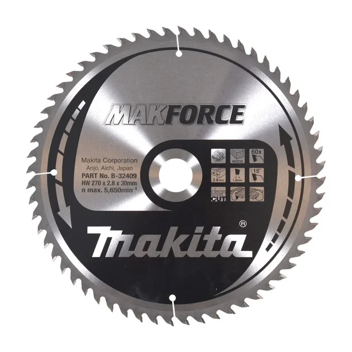 LAM TCT PO MAK 270/30/60 BOIS MAKITA – B32409