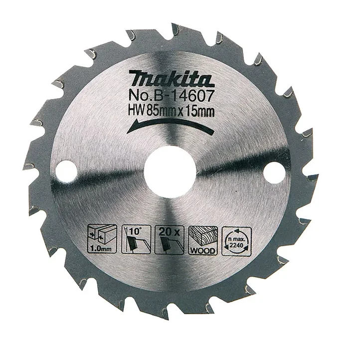 LAME CARBURE 85MM-15-20D HS300 MAKITA – B14607