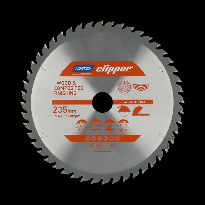 Lame carbure finition 235×2.8/1.8×30 z48 NORTON CLIPPER – 70184608105