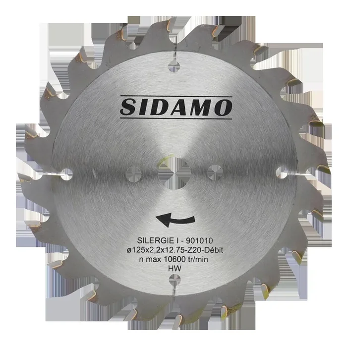 LAME CARBURE SILERGIE I 125X2.2X12.75 – 20 DENTS SIDAMO – 901010